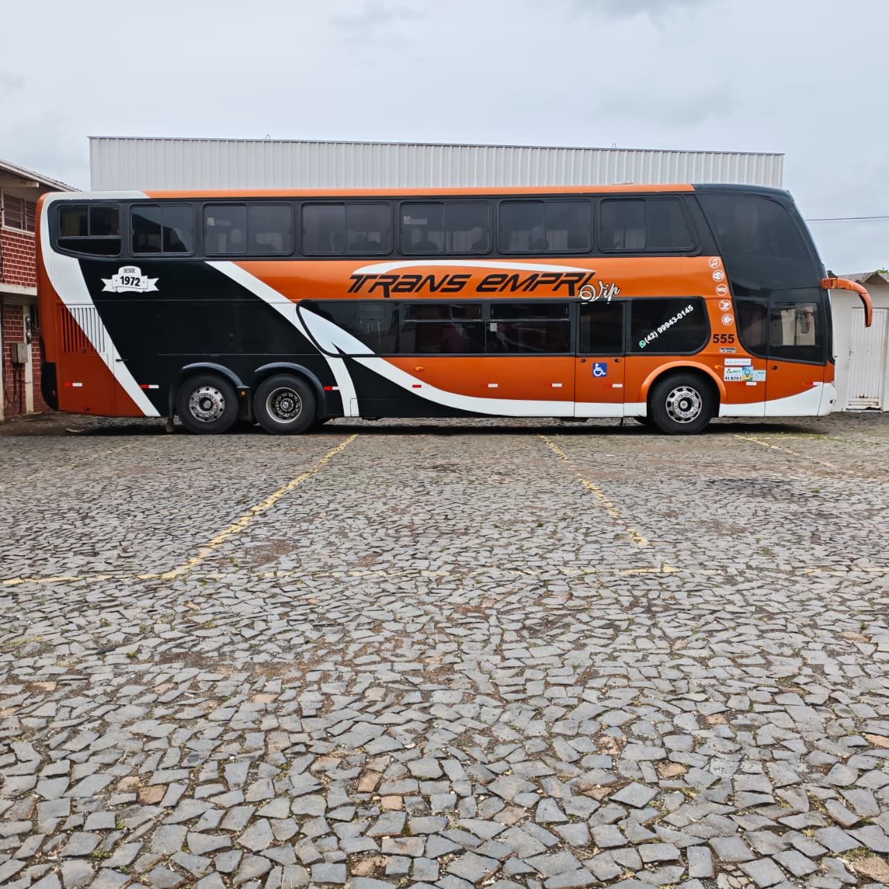 Ônibus 555 TRANS EMPRI Vip, double-deck